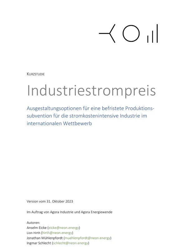 Industriestrompreis