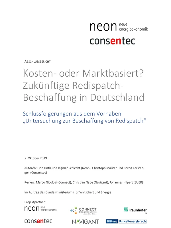 Marktbasierter Redispatch