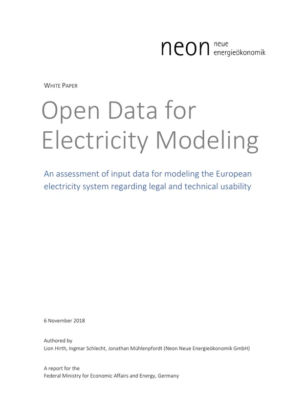 Open Modeling