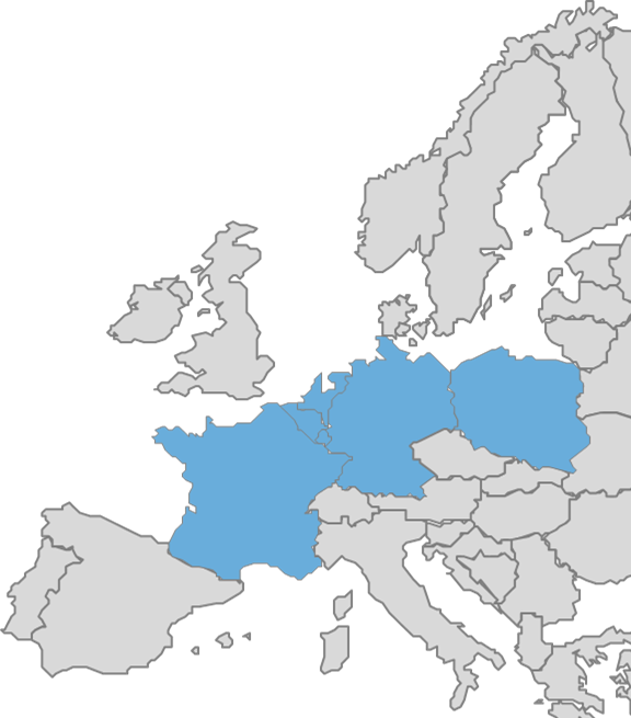 Modellregion: Nordwesteuropa